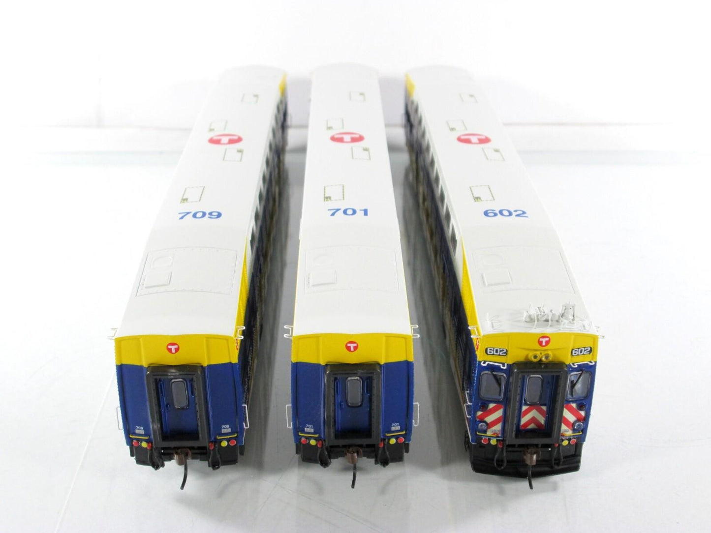 HO Scale ***NORTHSTAR*** Bombardier Passenger Set #602, 701, 709 - Athearn 25993