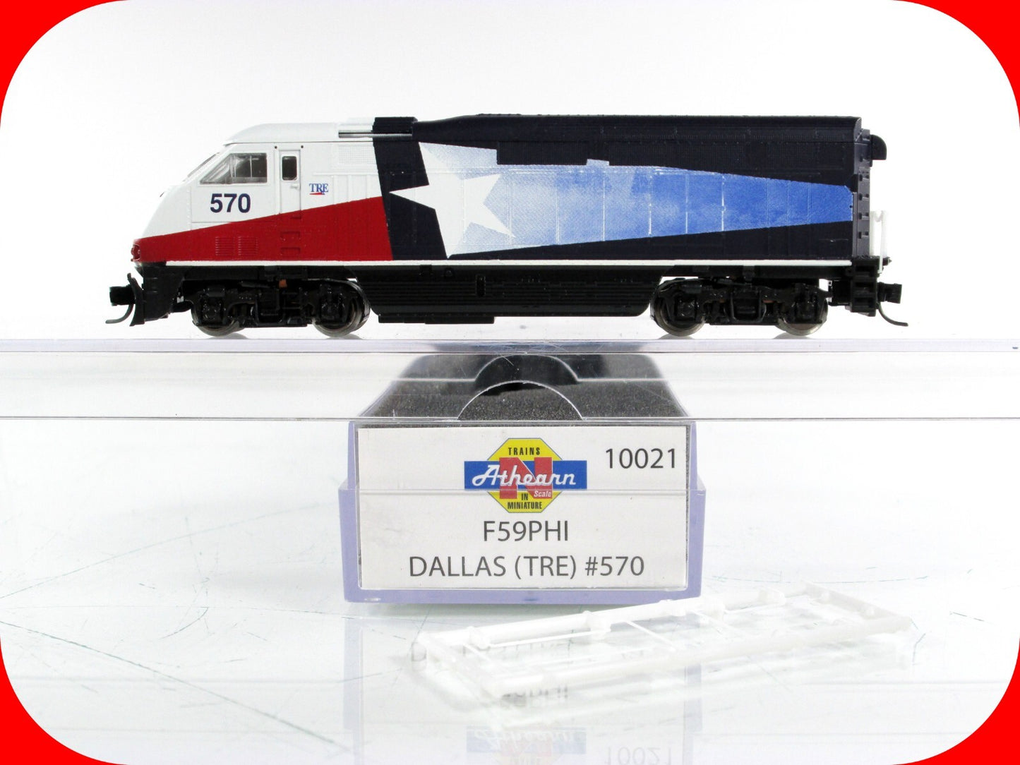 N Scale ***TRINITY RAILWAY EXPRESS*** F59PHI #570 --- Athearn 10021 **DCC Ready