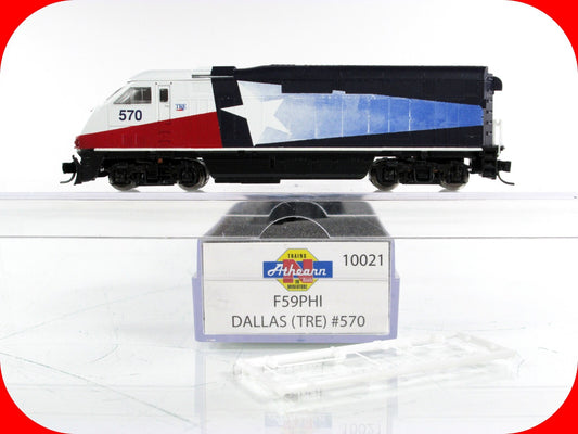 N Scale ***TRINITY RAILWAY EXPRESS*** F59PHI #570 --- Athearn 10021 **DCC Ready