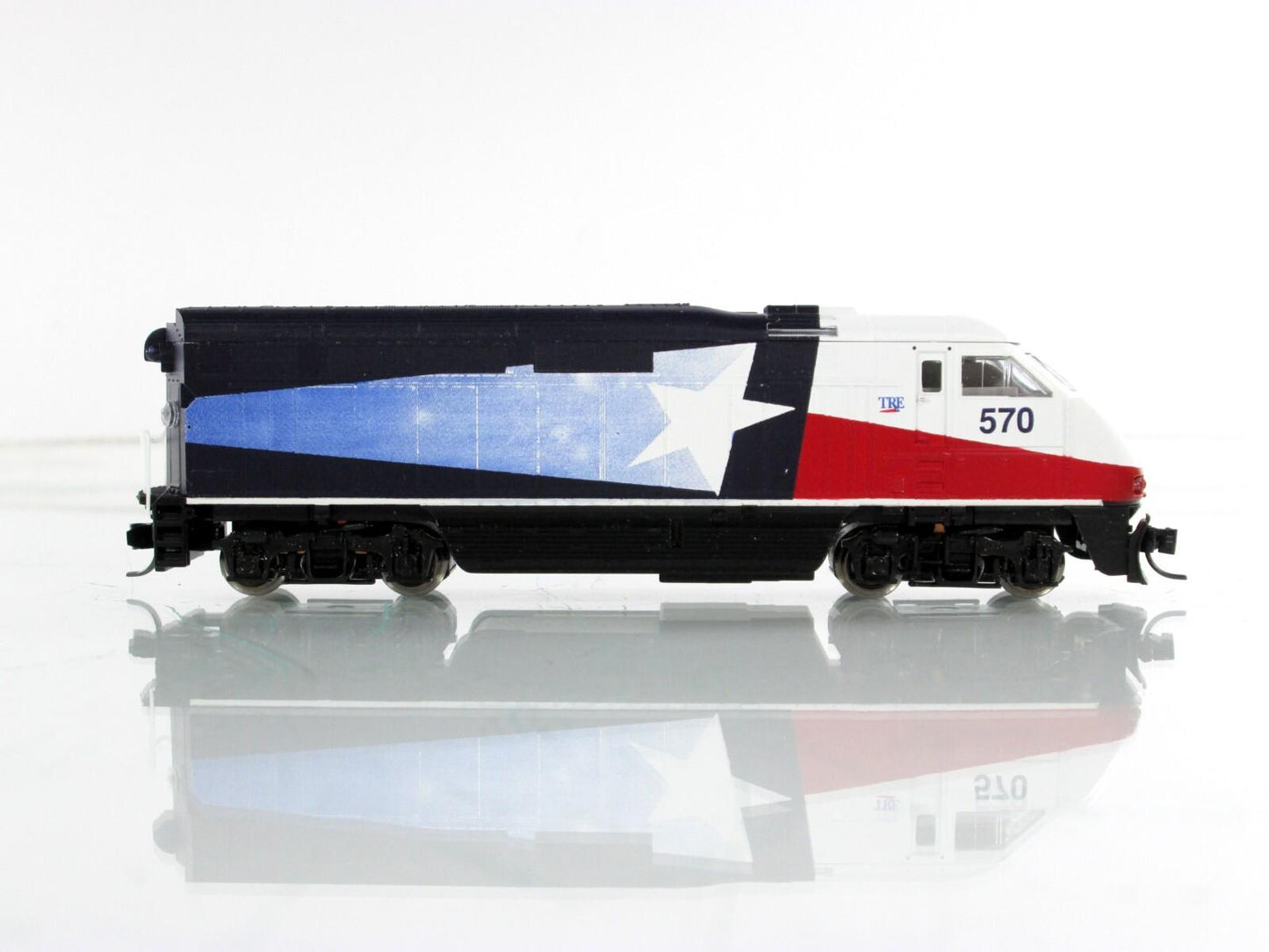 N Scale ***TRINITY RAILWAY EXPRESS*** F59PHI #570 --- Athearn 10021 **DCC Ready