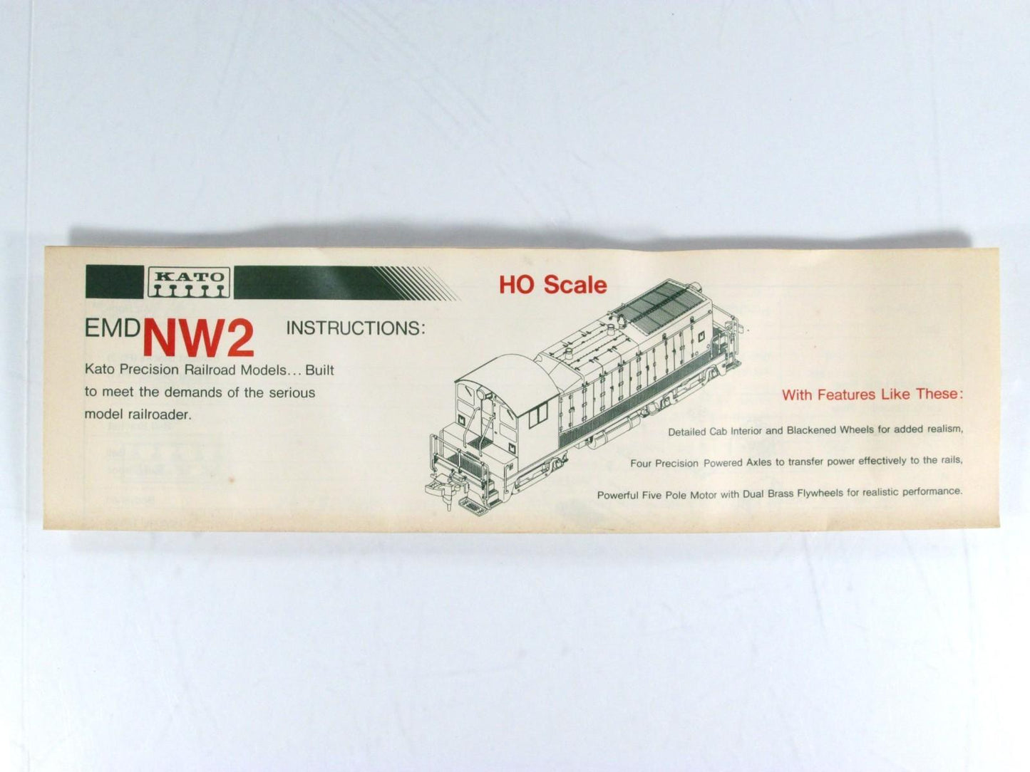 HO Scale ***SOUTHERN PACIFIC*** NW2 Phase II Locomotive, SP 1904 --- Kato 37-11B