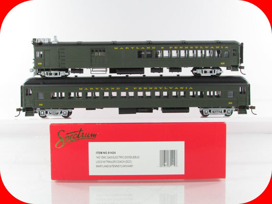 HO Scale **MARYLAND & PENNSYLVANIA** Doodlebug & Coach -- Bachmann 81424, w/ DCC
