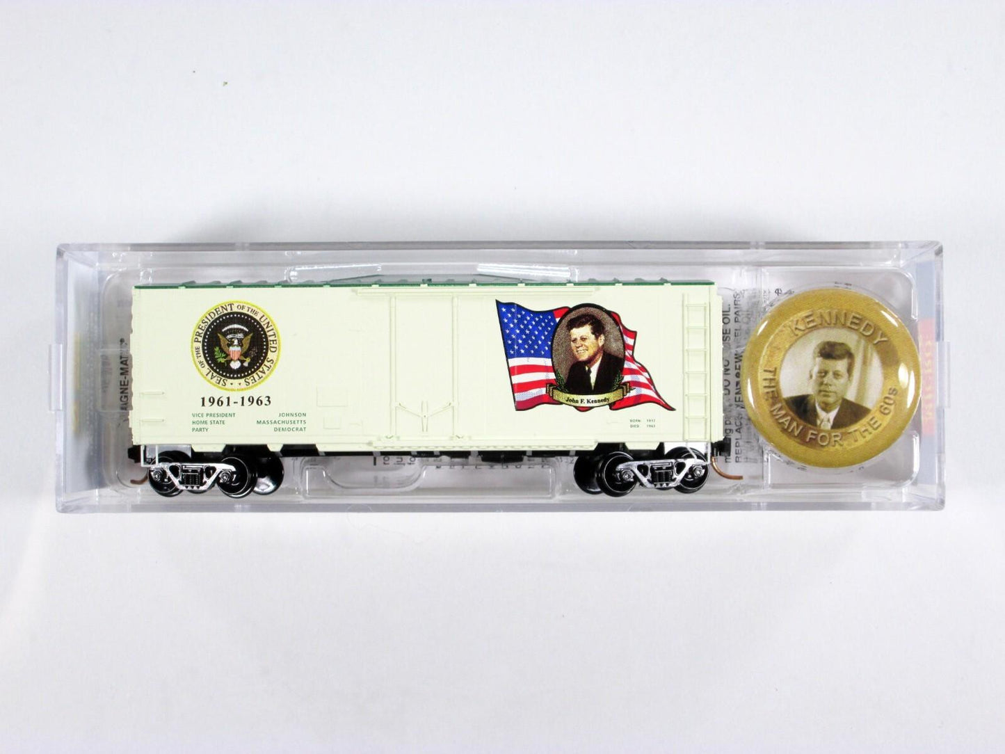 N Scale ***JOHN F KENNEDY*** Presidential Box Car - Micro Trains 07400135 **RARE