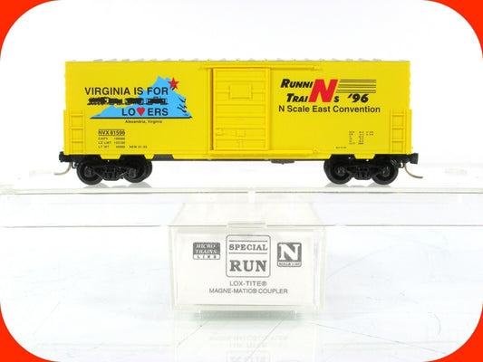 N Scale ***VIRGINIA is for LOVERS*** Box Car, NVX 81596 --- Micro Trains Special