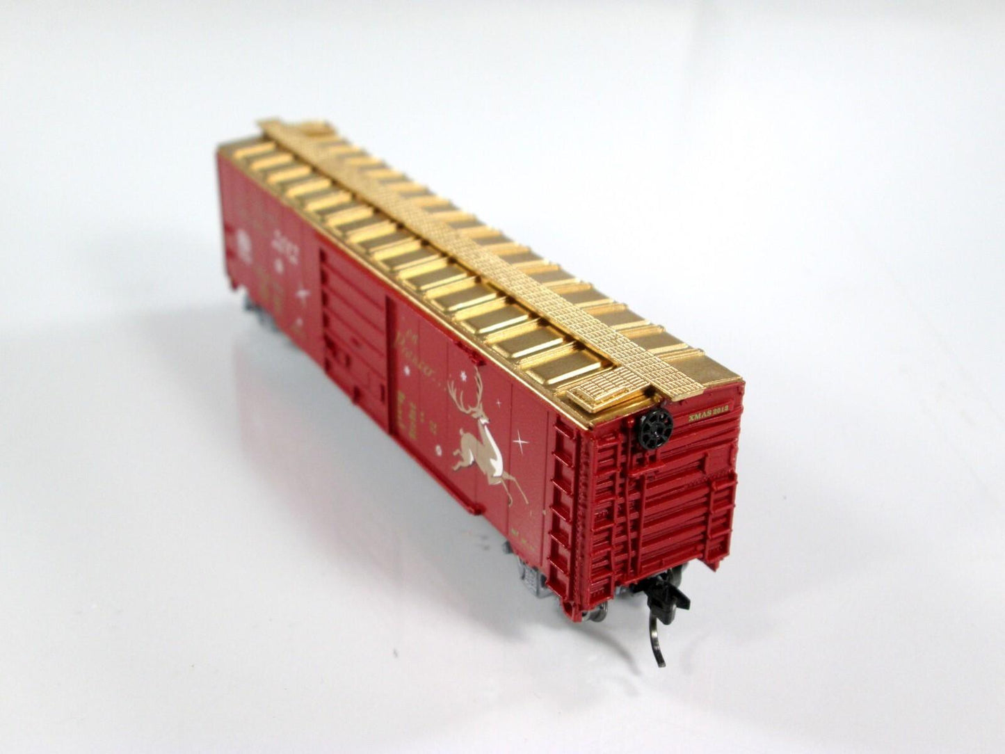 N Scale ***On PRANCER*** Reindeer Christmas Box Car 2012 - Con-Cor 02012N **RARE