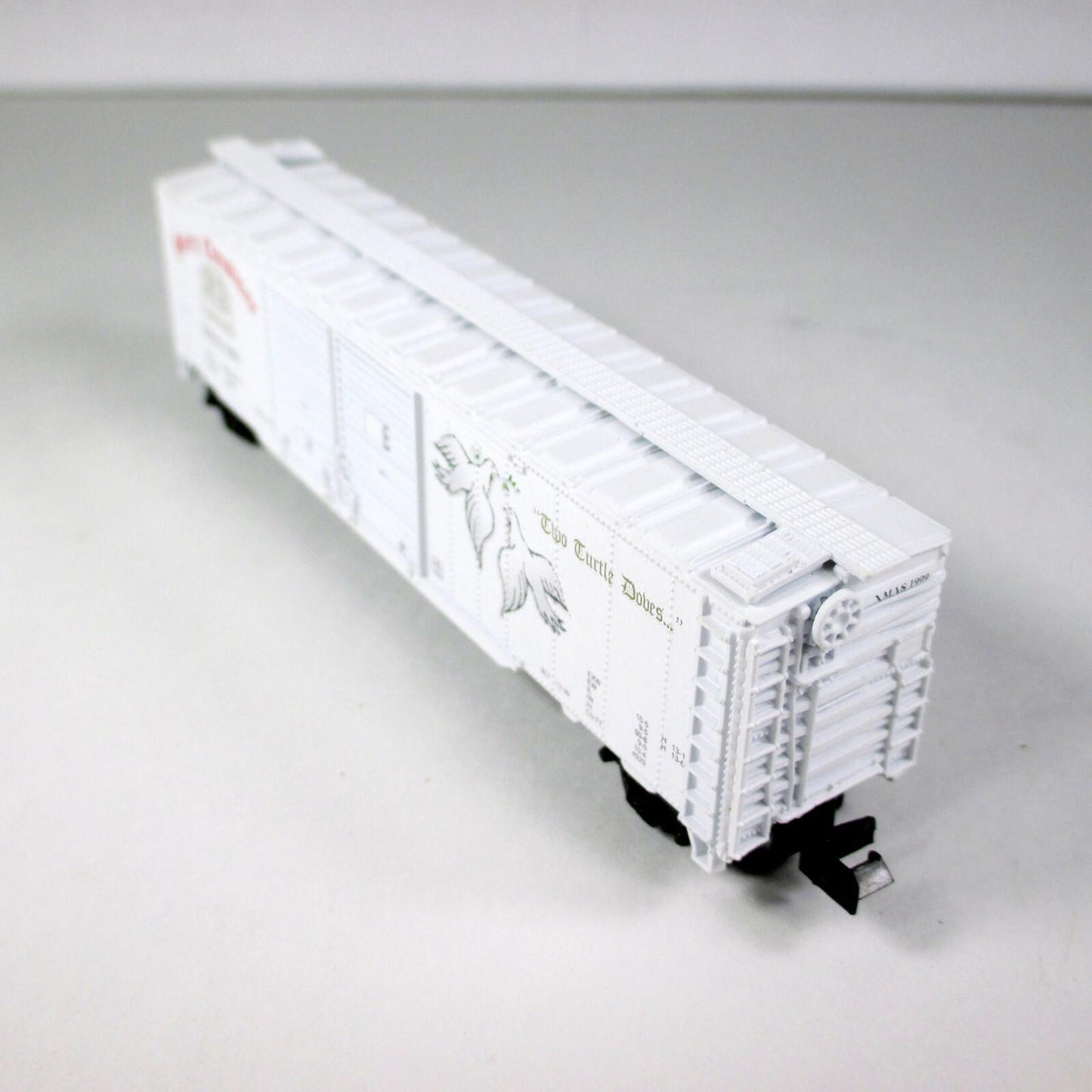 N Scale **TWO TURTLE DOVES** 12 Days of Christmas 50' Box Car --- Con-Cor 00099N