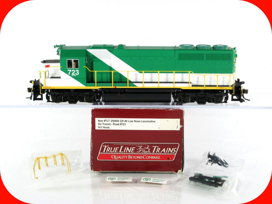 HO Scale **GO TRANSIT** GP-40 Locomotive #723 - Atlas, True Line Trains, DCC Rdy