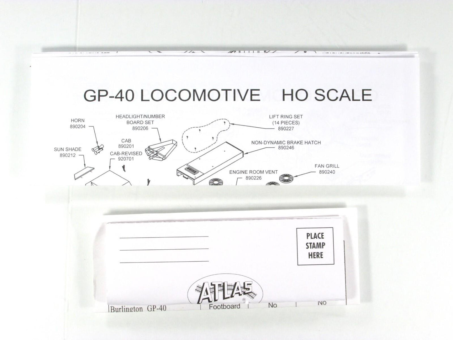 HO Scale **GO TRANSIT** GP-40 Locomotive #723 - Atlas, True Line Trains, DCC Rdy
