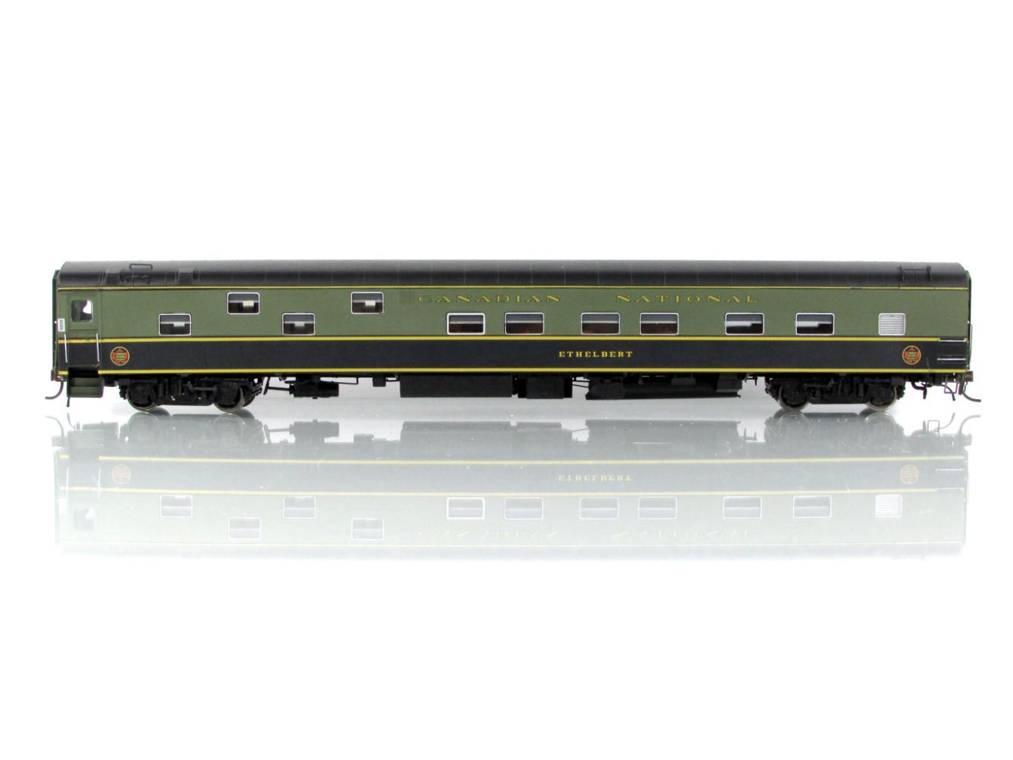 HO Scale **CANADIAN NATIONAL* Sleeper *Ethelbert* #1151 - Rapido 101019, Lighted