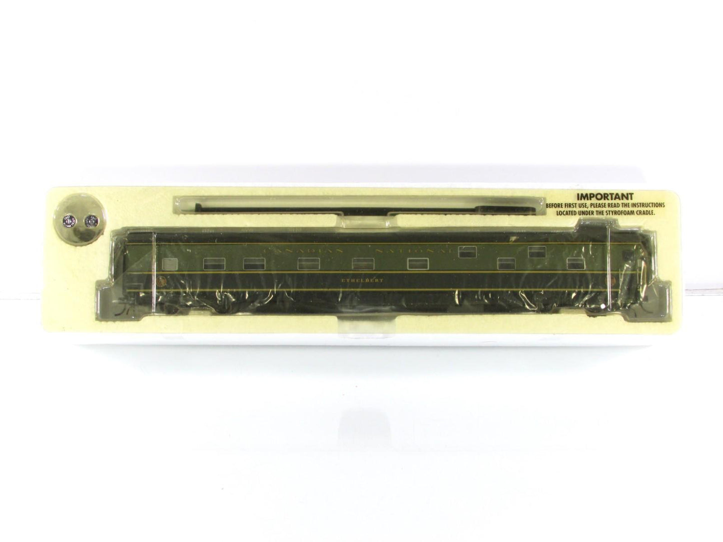 HO Scale **CANADIAN NATIONAL* Sleeper *Ethelbert* #1151 - Rapido 101019, Lighted
