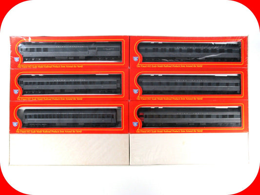 HO Scale ***UNION PACIFIC OVERLAND GRAY** Heavywt Passenger 6-Car Set - IHC 9222