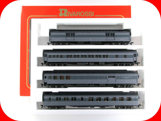 HO Scale *UNION PACIFIC GRAY* 1920s Heavyweight Passenger Set A - Rivarossi 6922