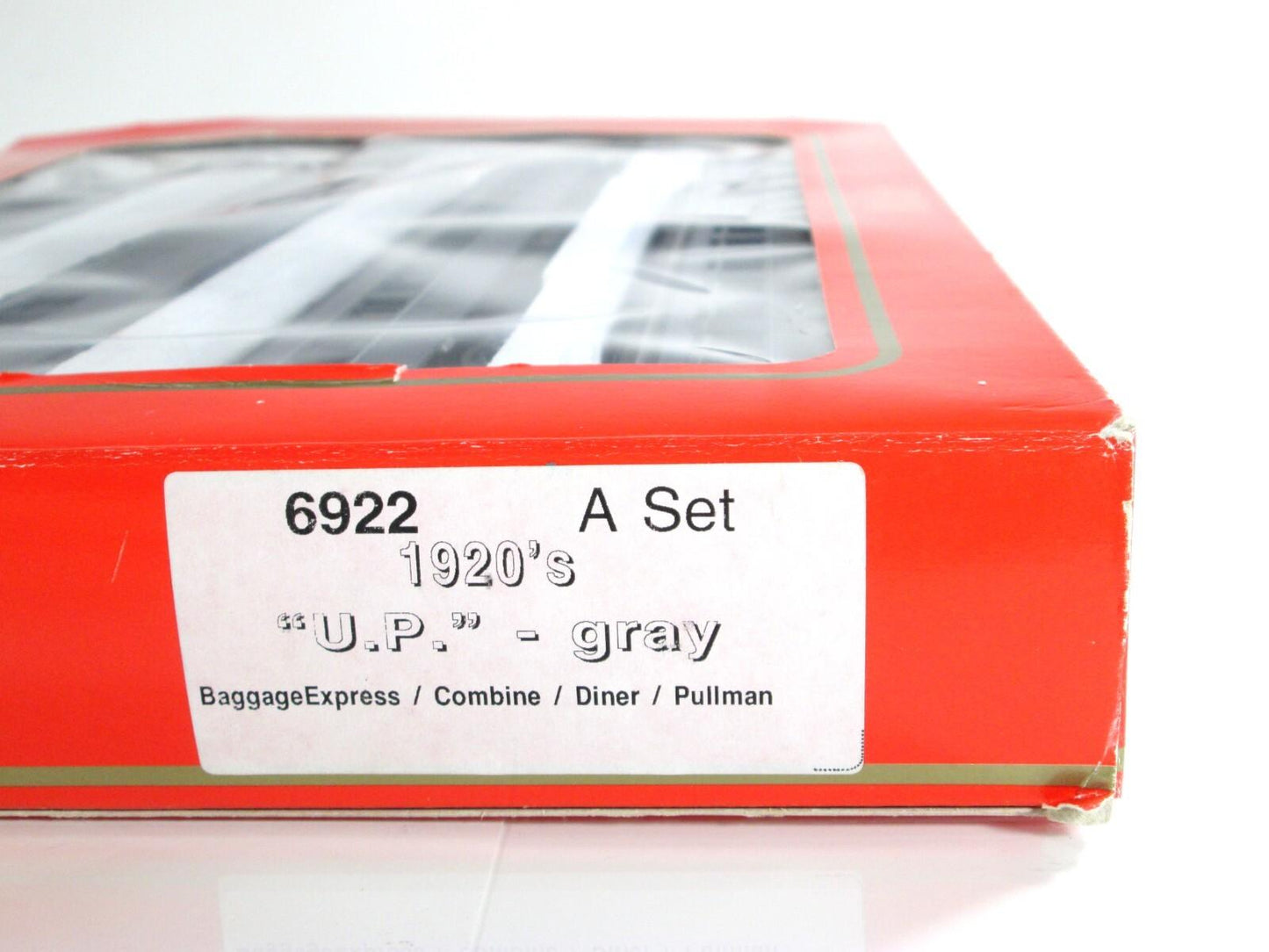 HO Scale *UNION PACIFIC GRAY* 1920s Heavyweight Passenger Set A - Rivarossi 6922