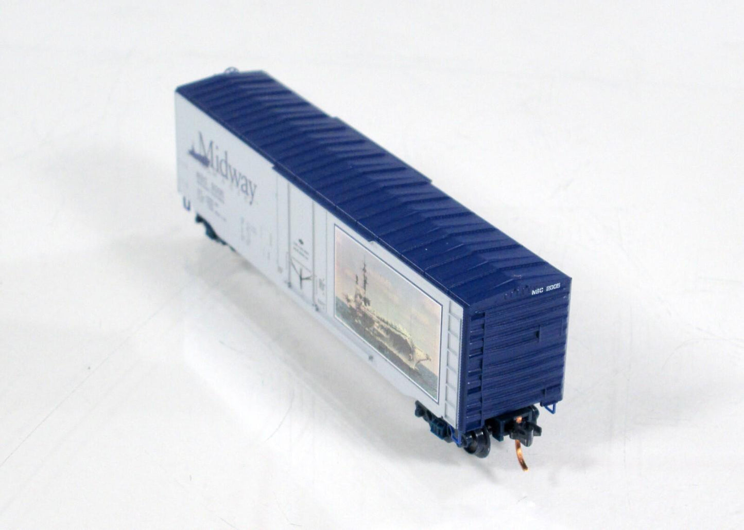 N Scale *MIDWAY MAGIC* Aircraft Carrier Box Car NSC 2005 - Micro Trains Special