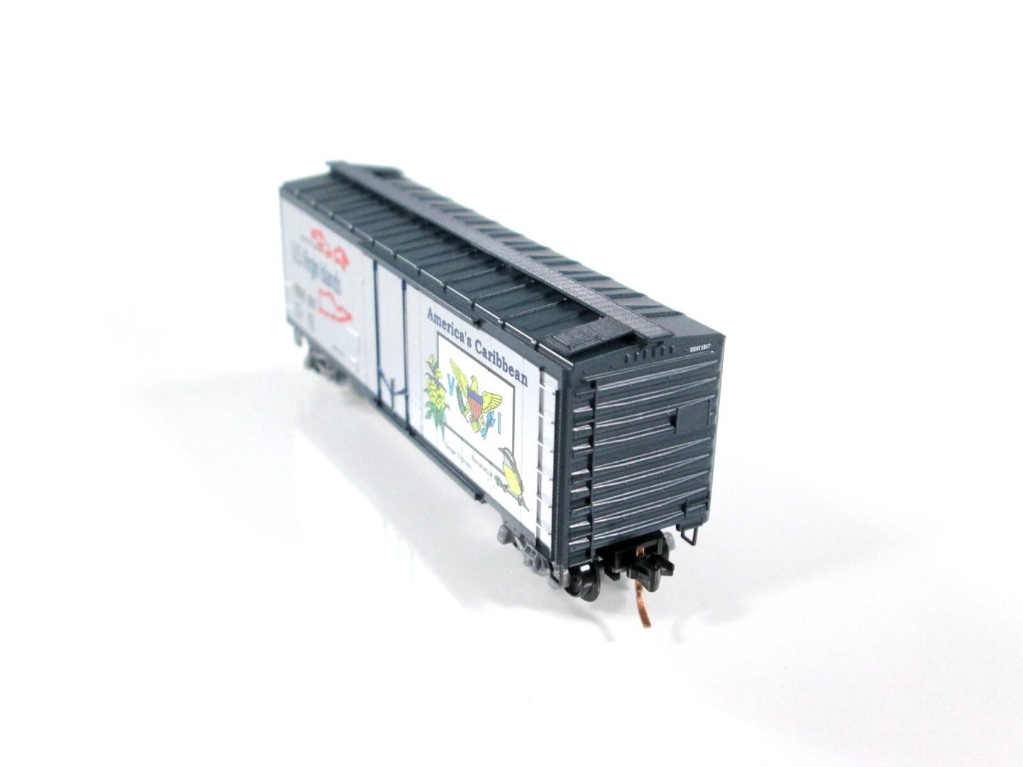 N Scale **US VIRGIN ISLANDS** Box Car USVI 1917 - Micro Trains NSC Special 04-72