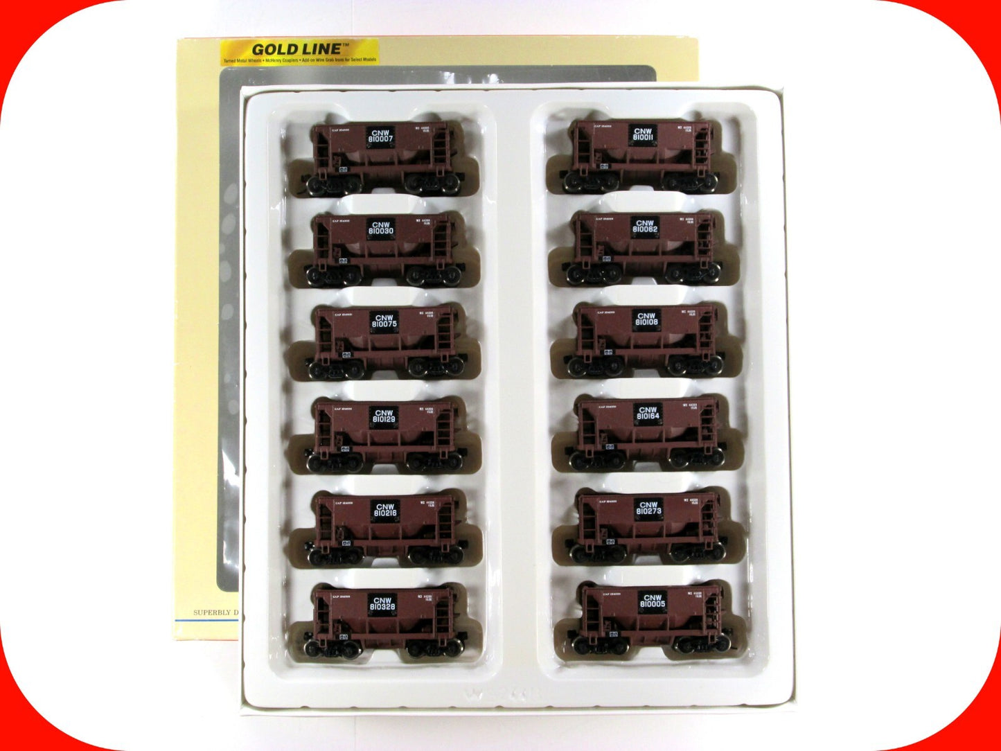 HO Scale ***CHICAGO NORTH WESTERN*** Mining Ore Car 12-Pack -- Walthers 932-4475