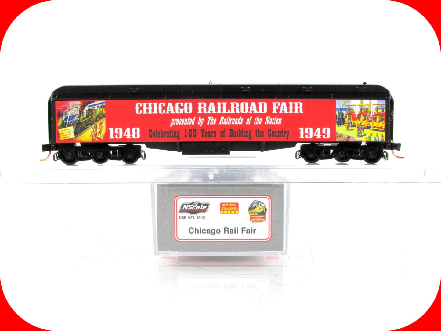 N Scale ***CHICAGO RAIL FAIR,  1948-1949*** Baggage Car --- NSE MTL 19-04 **RARE