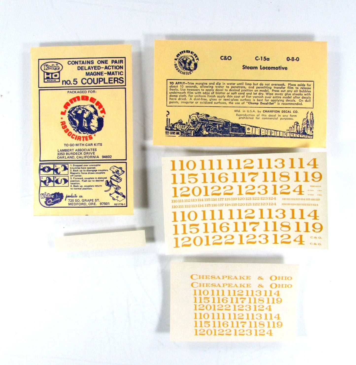 HO Scale BRASS ***CHESAPEAKE & OHIO*** 0-8-0 *C-15-A* Steam Locomotive - Lambert
