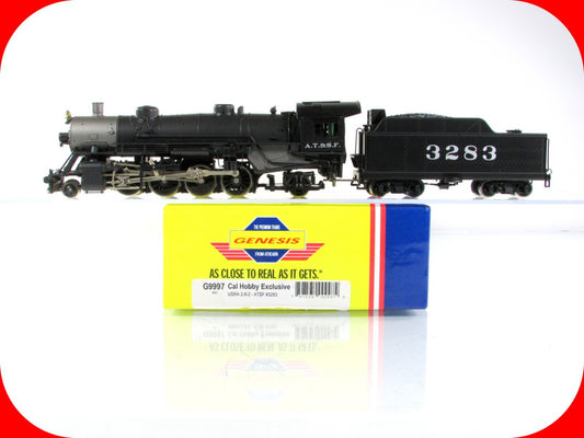 HO Scale ***SANTA FE*** 2-8-2 Steam Locomotive #3283 -- Athearn G9997, DCC Ready