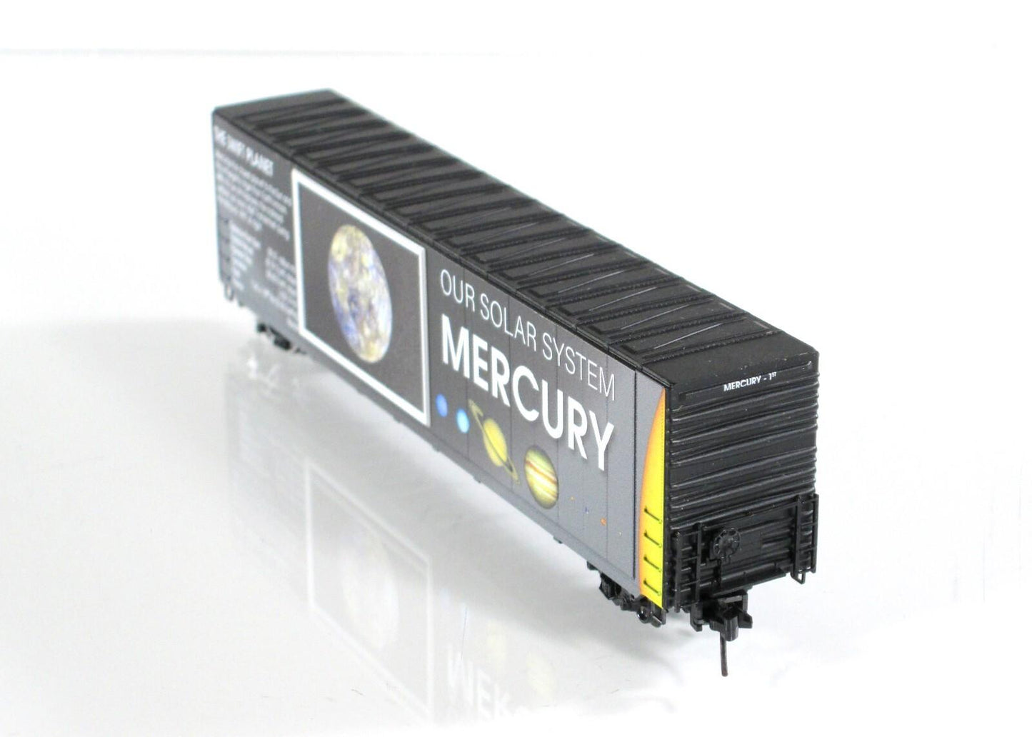 N Scale *MERCURY* Solar System Series 60' Box Car -Micro Trains 10200831 LIGHTED
