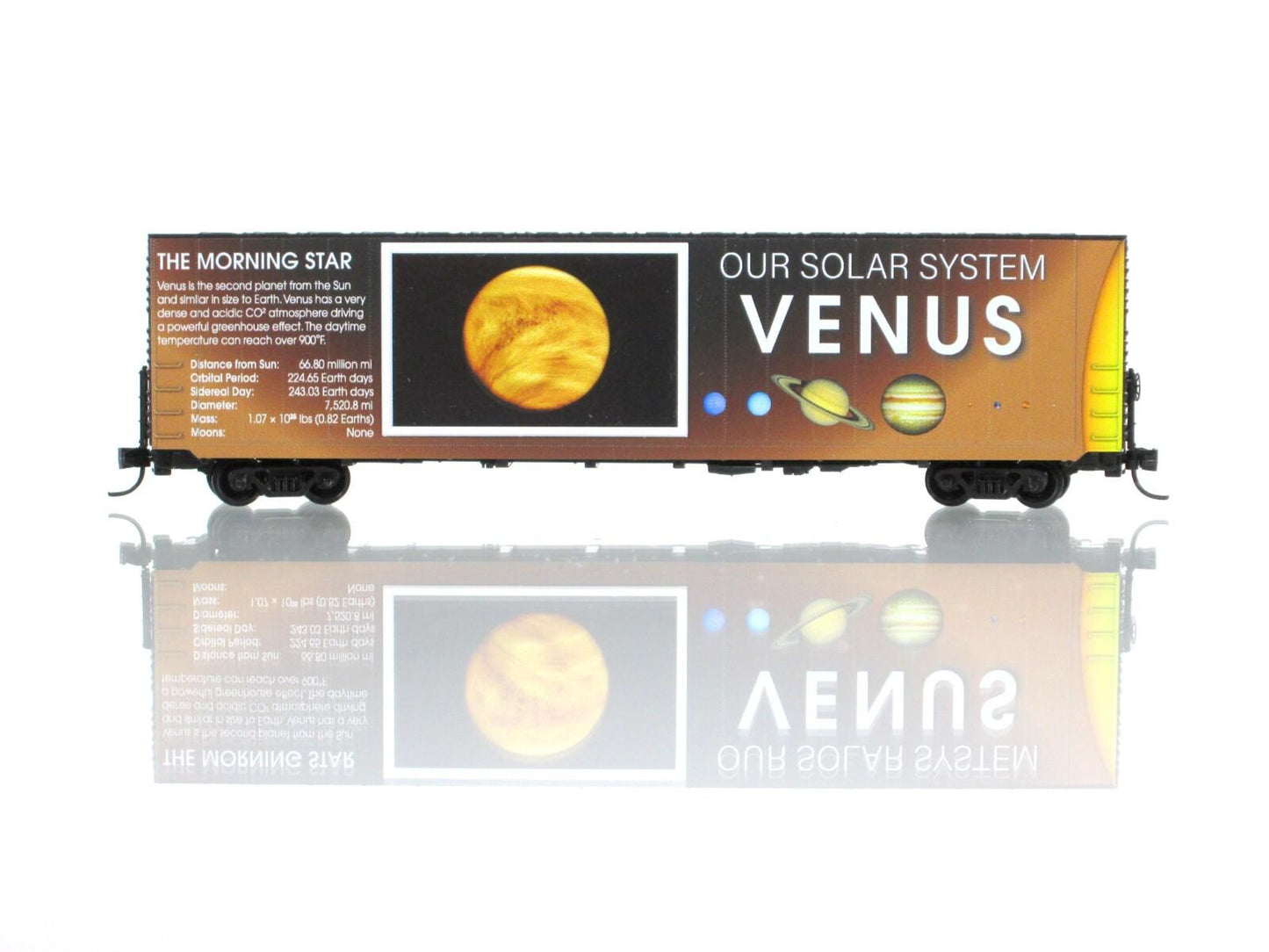 N Scale **VENUS** Solar System Series 60' Box Car -Micro Trains 10200832 LIGHTED