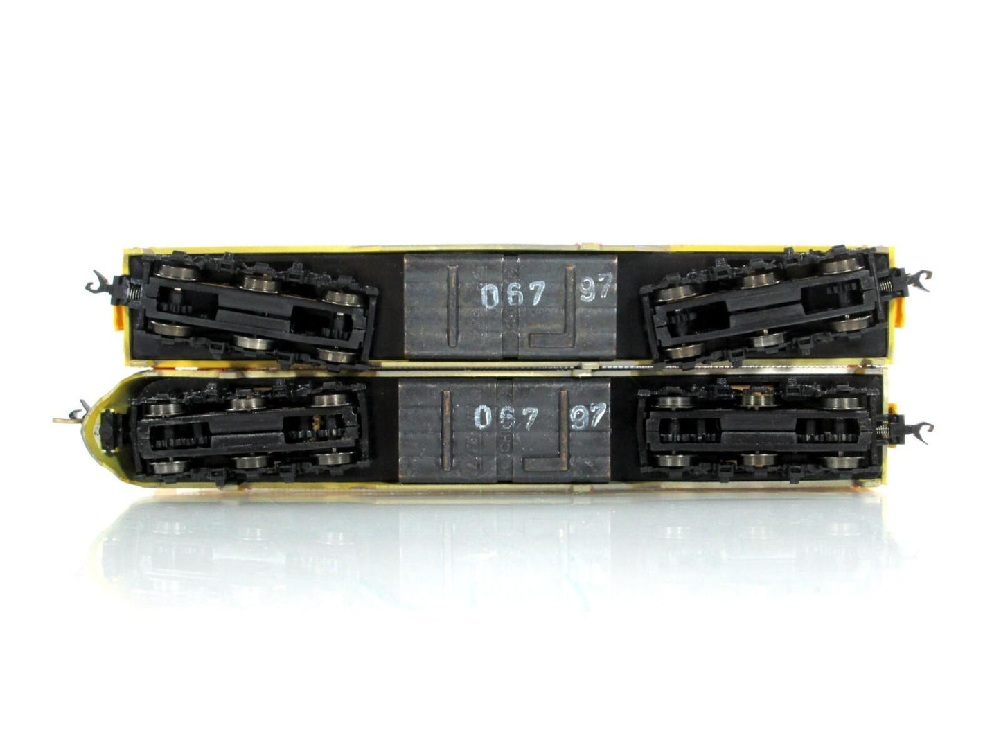 N Scale **UNION PACIFIC** E8 AB, UP 986,988 - Life-Like 7019,7022 - Knuckle Cplr