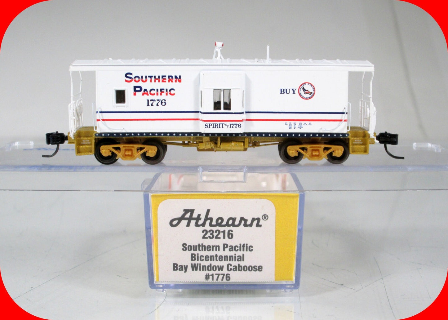 N Scale **SPIRIT of 1776** Southern Pacific Bicentennial Caboose - Athearn 23216