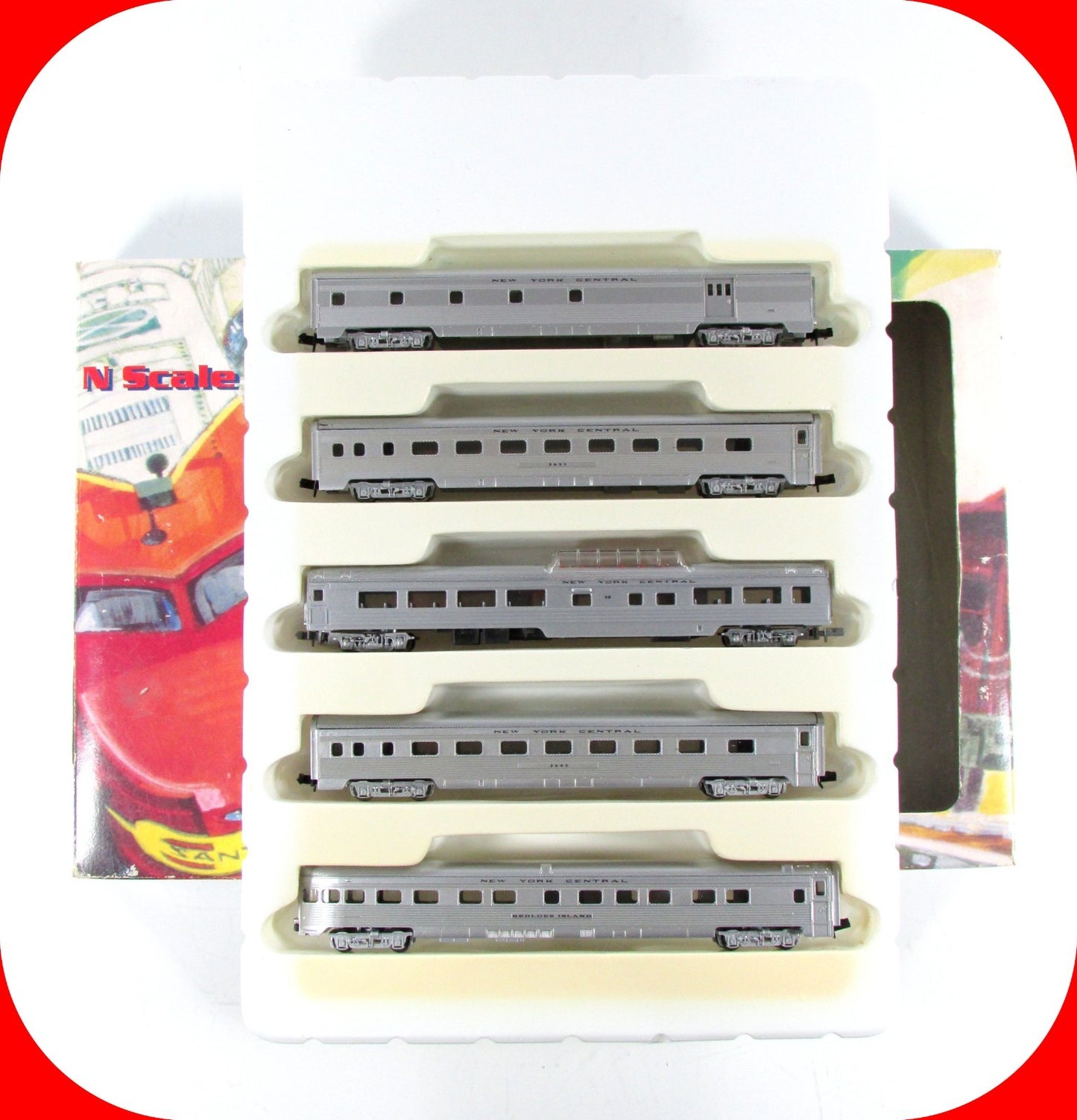 N Scale ***NEW YORK CENTRAL*** Lightweight Passenger 5-Car Set -- Con-Cor 540002