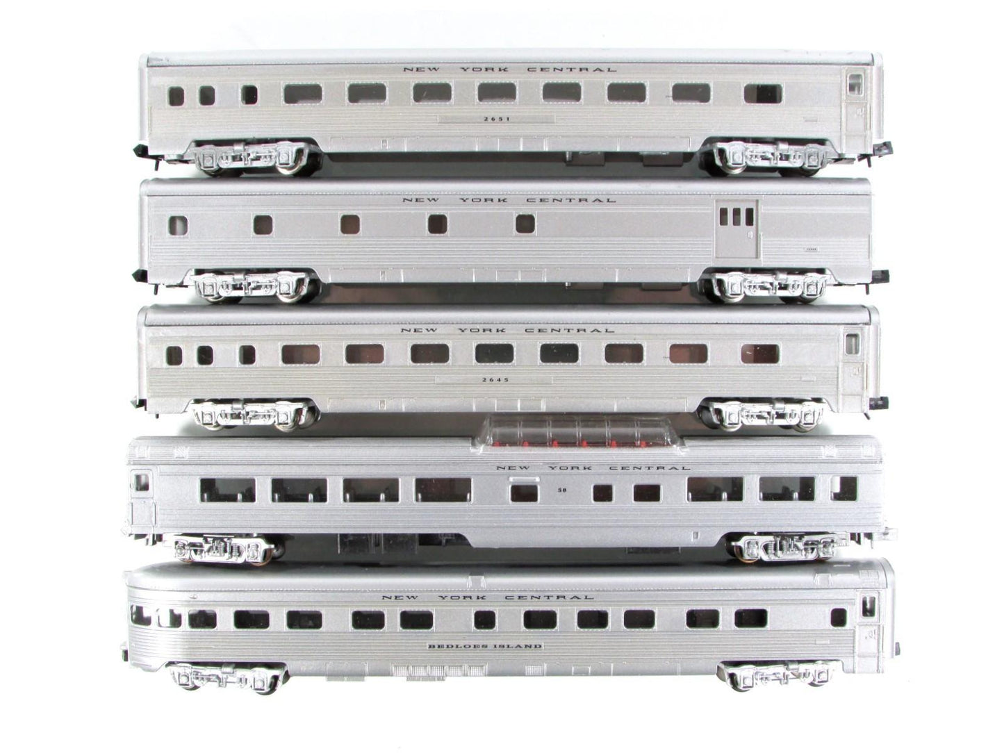 N Scale ***NEW YORK CENTRAL*** Lightweight Passenger 5-Car Set -- Con-Cor 540002