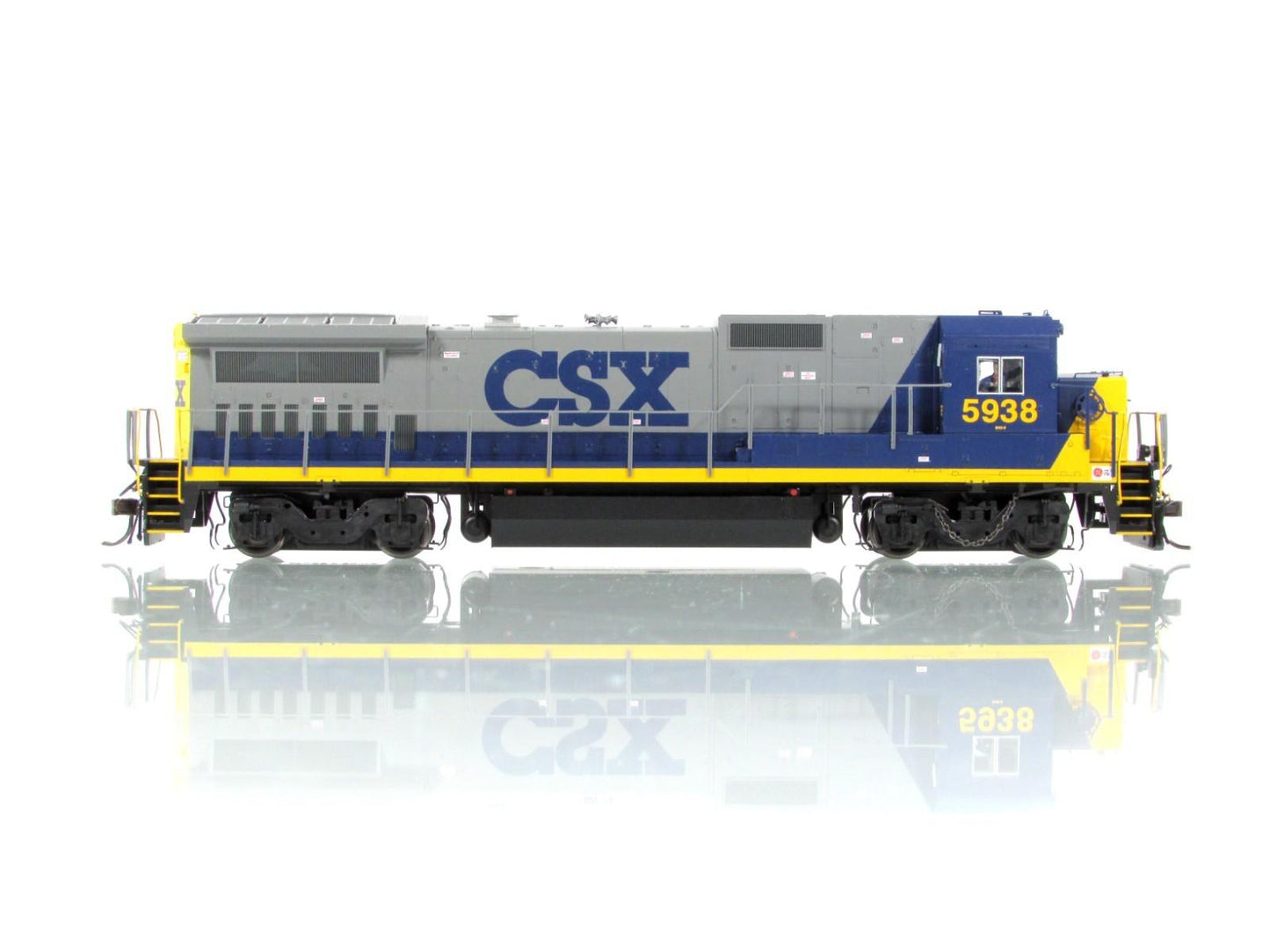HO Scale ***CSX** Dash 8-40B Locomotive #5938 - Atlas Master 10004314, DCC Sound