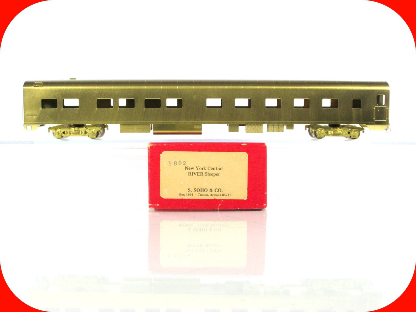 HO Scale BRASS ***NEW YORK CENTRAL*** River Sleeper Passenger Car --- Soho 1602