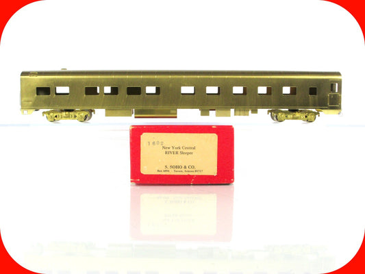 HO Scale BRASS ***NEW YORK CENTRAL*** River Sleeper Passenger Car --- Soho 1602
