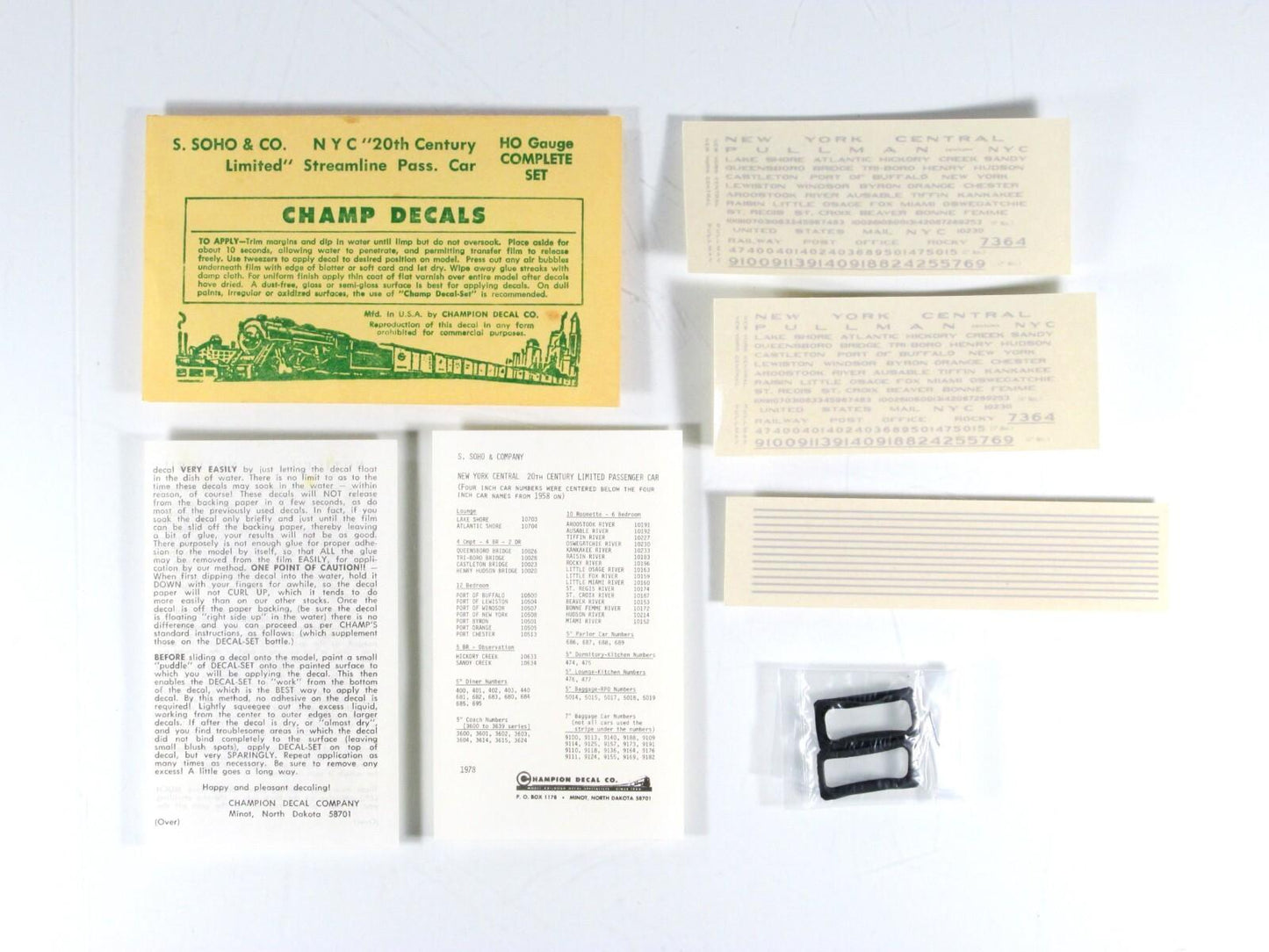 HO Scale BRASS ***NEW YORK CENTRAL*** River Sleeper Passenger Car --- Soho 1602