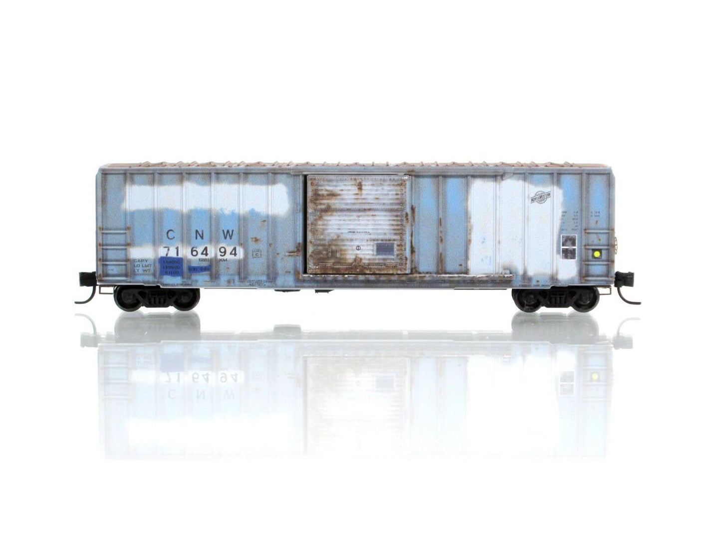N Scale **CNW ex-ROCK ISLAND** Weathered Box Car #716494 - Micro Trains 02544296
