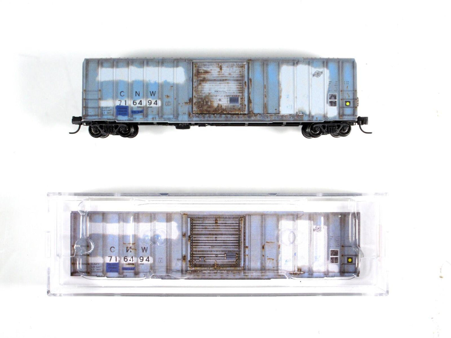 N Scale **CNW ex-ROCK ISLAND** Weathered Box Car #716494 - Micro Trains 02544296