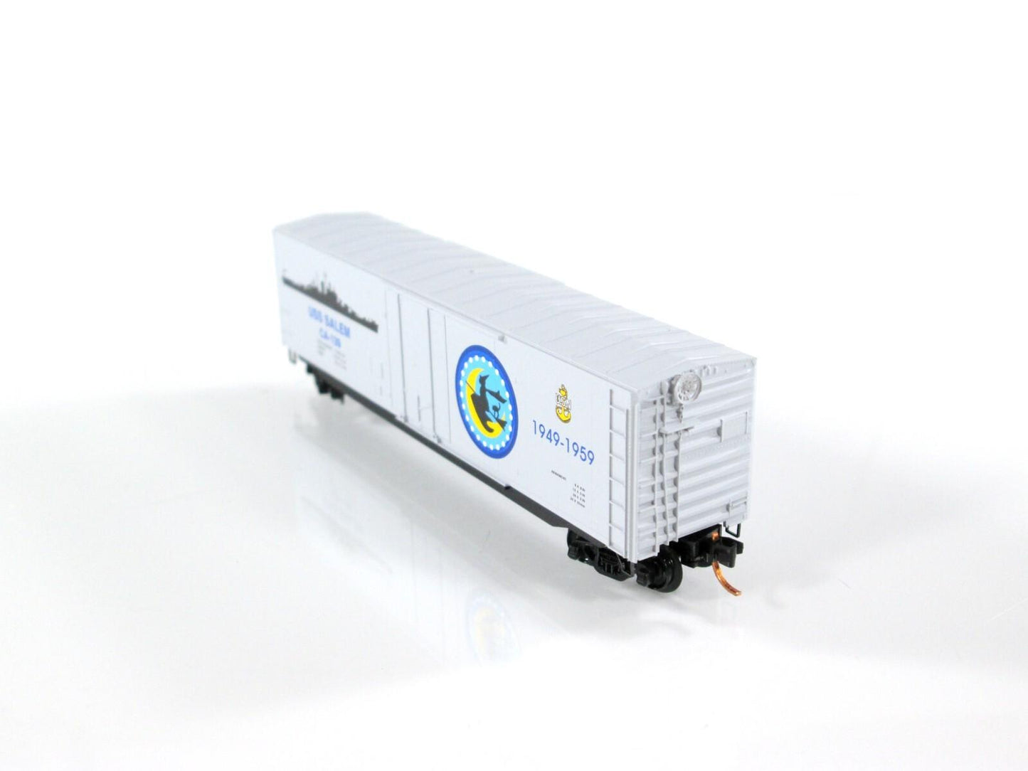 N Scale USS ***SALEM*** US Navy Series 50' Box Car ------- Micro Trains 03800405