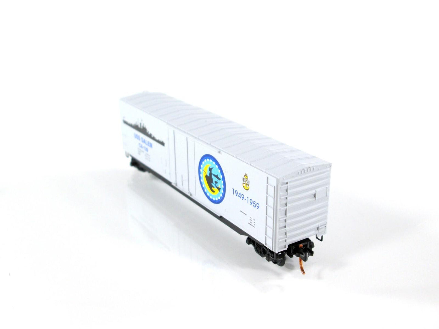 N Scale USS ***SALEM*** US Navy Series 50' Box Car ------- Micro Trains 03800405