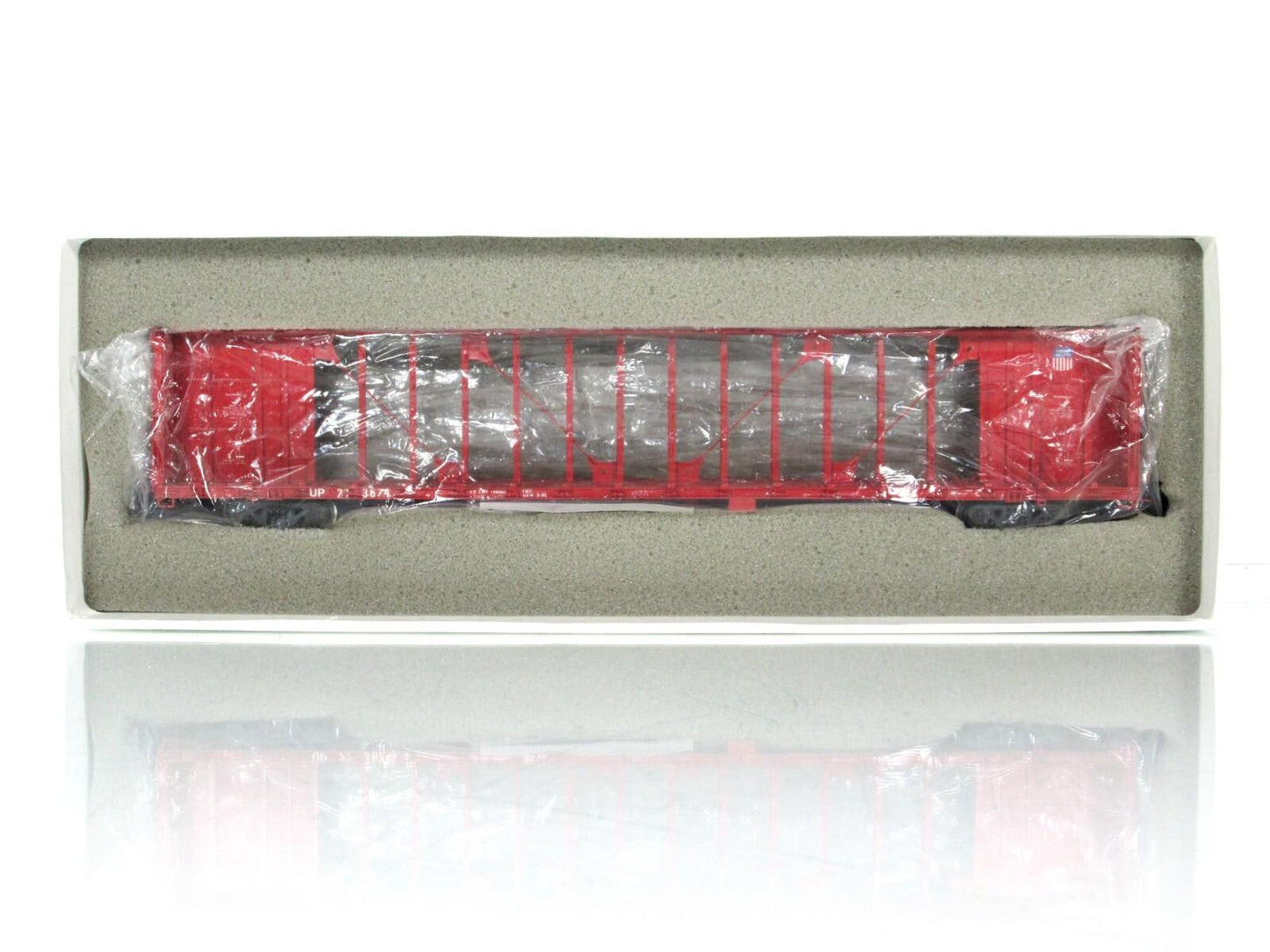 HO Scale BRASS **UNION PACIFIC** 75' Centerbeam Bulkhead Flat Car - Overland, MS