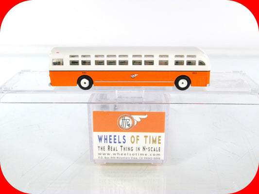 N Scale ***HOUSTON TRANSIT COMPANY*** Motor Coach #590 - WHEELS of TIME 90678
