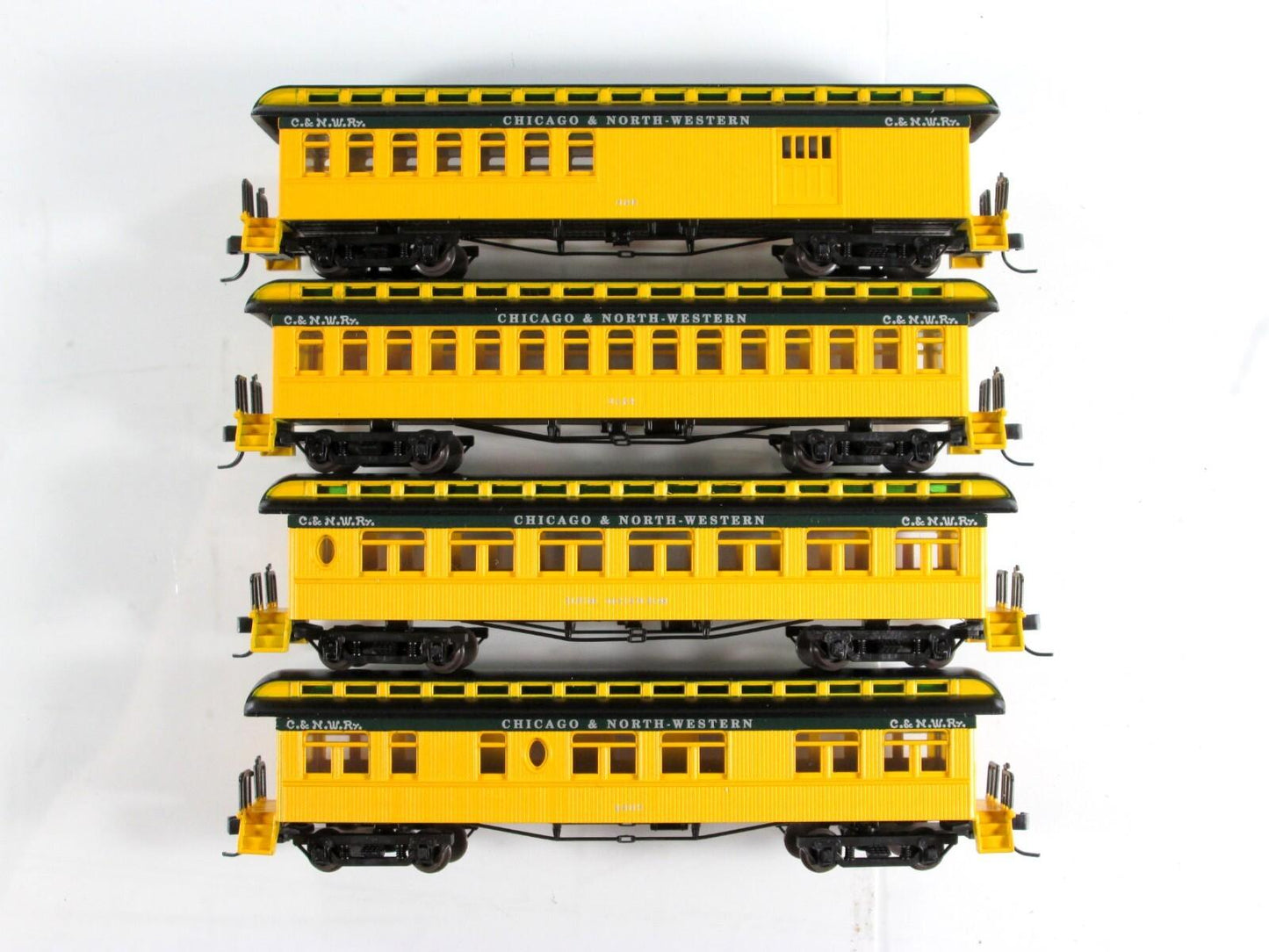 N Scale **CHICAGO & NORTH WESTERN** Overland Passenger Set - Athearn 11859 *RARE