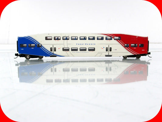 N Scale ***UTAH FRONT RUNNER*** Bombardier Commuter Coach #205 -- Athearn
