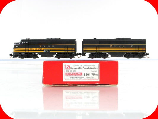 N Scale ***RIO GRANDE*** EMD FT A/B Set #541 - Micro Trains 99200082 *DCC Ready