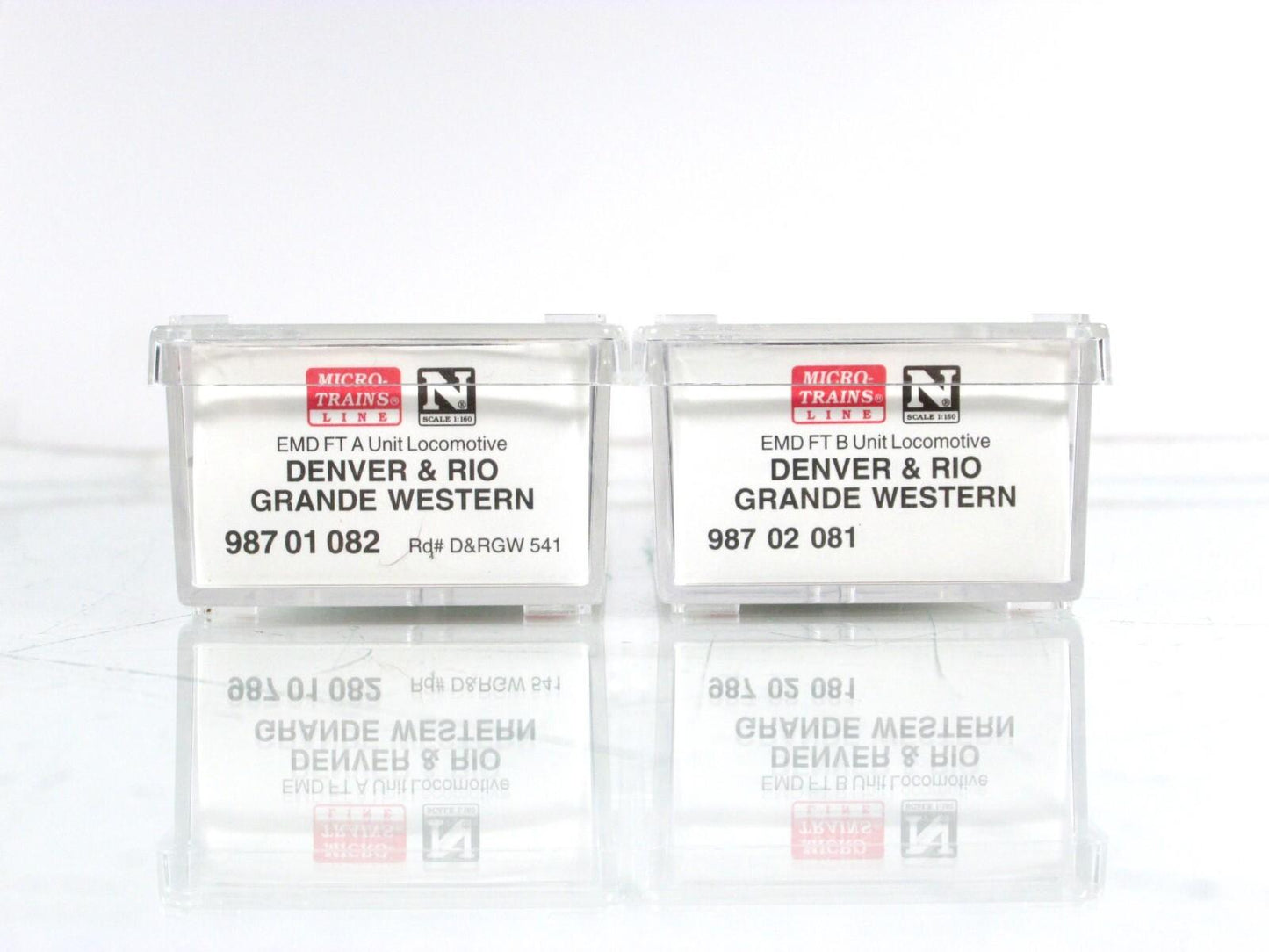 N Scale ***RIO GRANDE*** EMD FT A/B Set #541 - Micro Trains 99200082 *DCC Ready
