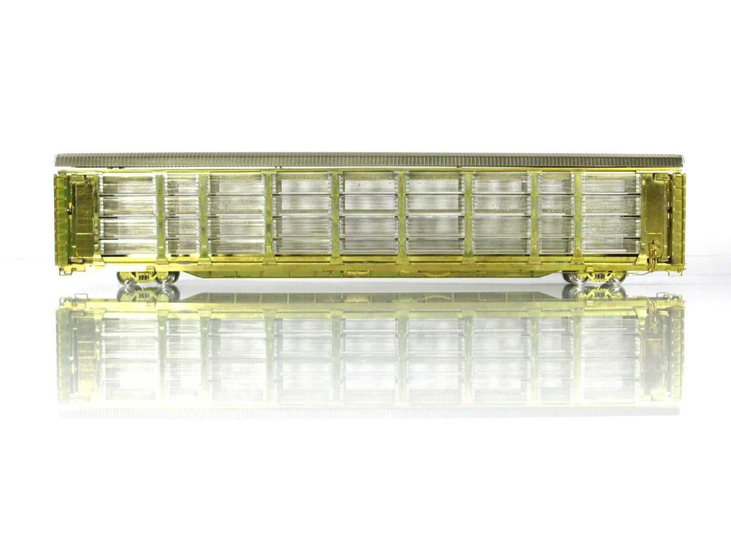 HO Scale BRASS ***Thrall Bi-Level Enclosed AUTO RACK*** --- Overland / Ajin 3120