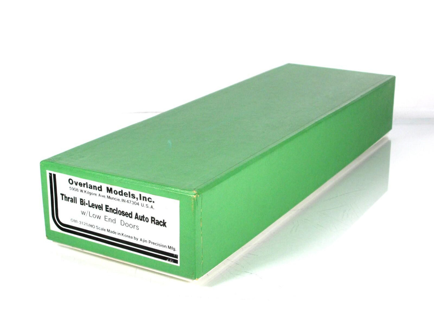 HO Scale BRASS ***Thrall Bi-Level Enclosed AUTO RACK*** --- Overland / Ajin 3120