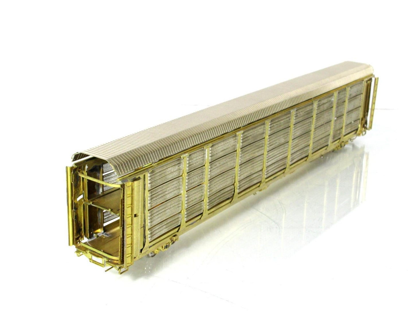 HO Scale BRASS ***Thrall Bi-Level Enclosed AUTO RACK*** --- Overland / Ajin 3120