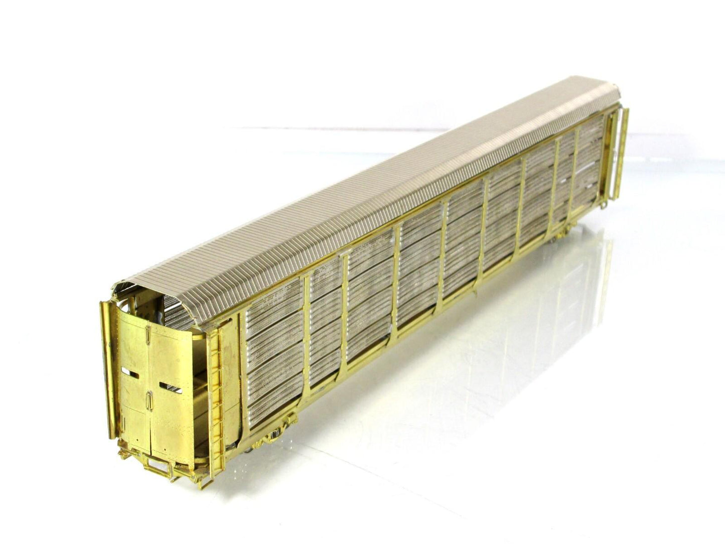 HO Scale BRASS ***Thrall Bi-Level Enclosed AUTO RACK*** --- Overland / Ajin 3120