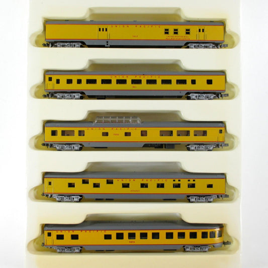 N Scale **UNION PACIFIC** LightWeight Passenger Car 5-Pack Set - Con-Cor 004004