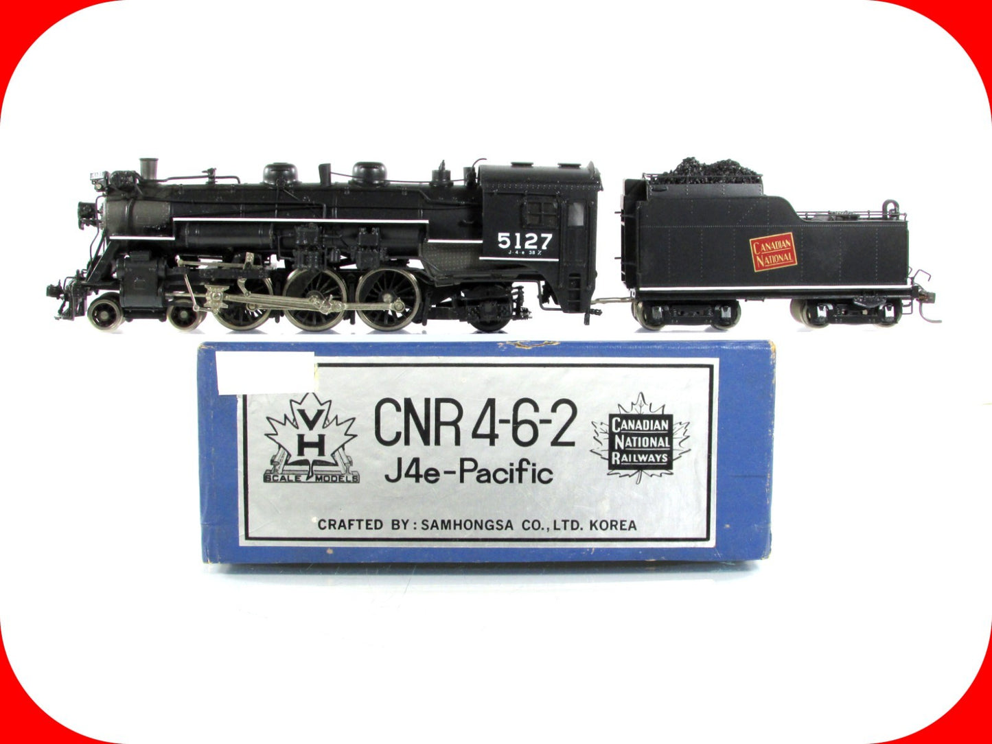 HO Scale Brass ***CANADIAN NATIONAL*** 4-6-2 J4e-Pacific, CNR 5127 - VAN HOBBIES