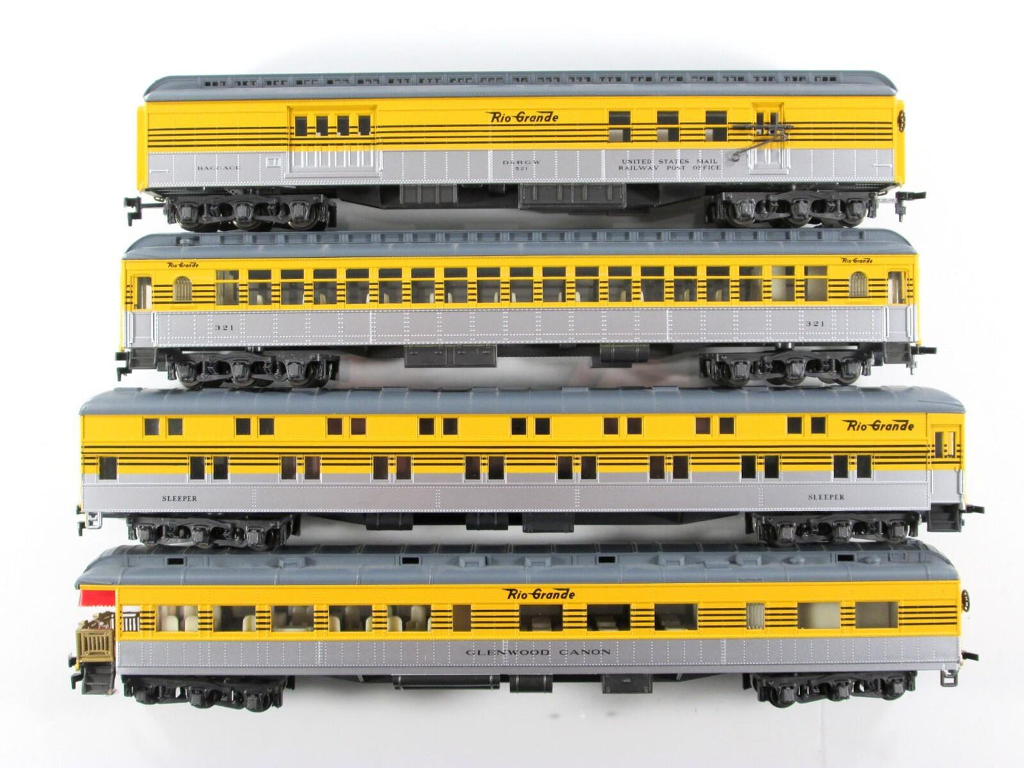 HO Scale **DENVER RIO GRANDE** 1920s Heavyweight Passenger Set B -Rivarossi 6921